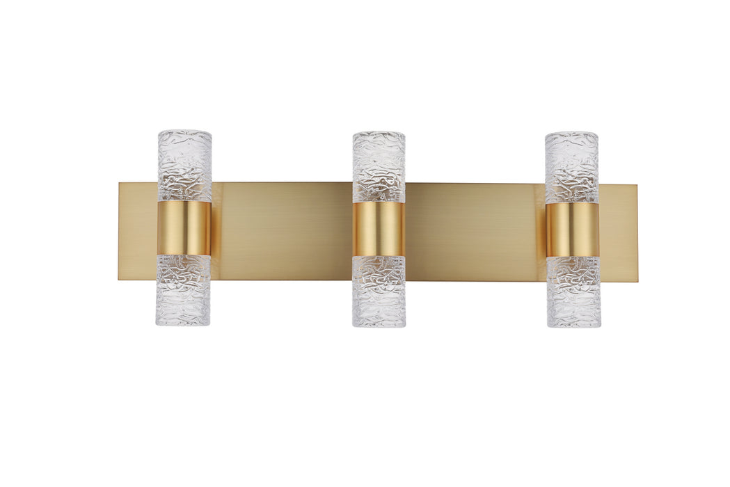 Elegant Lighting 5200W24G LED Wall Sconce, Gold