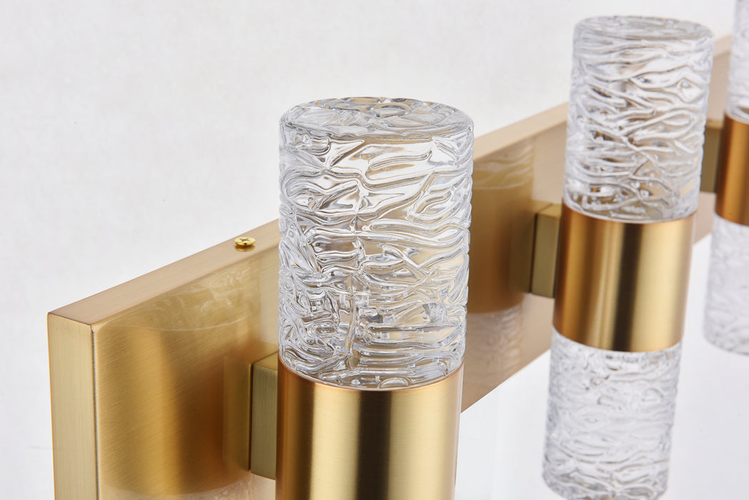 Elegant Lighting 5200W24G LED Wall Sconce, Gold