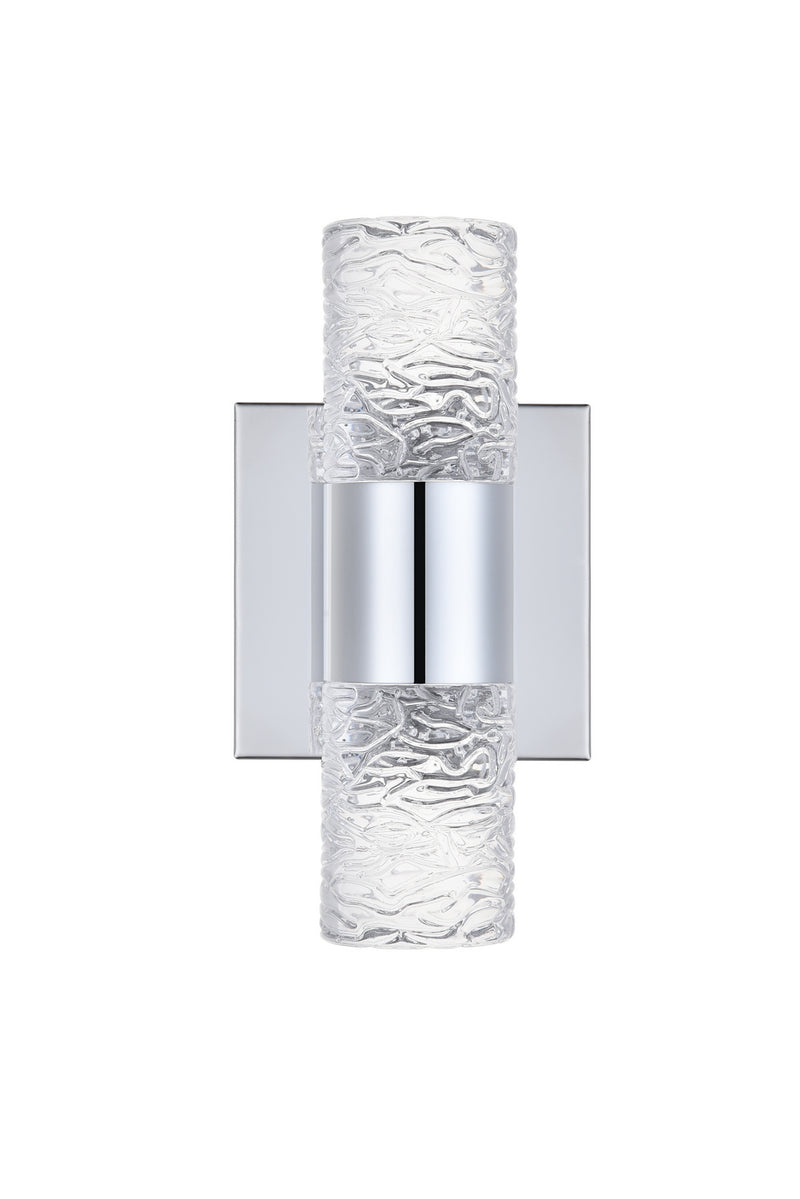 Elegant Lighting 5200W5C LED Wall Sconce, Chrome
