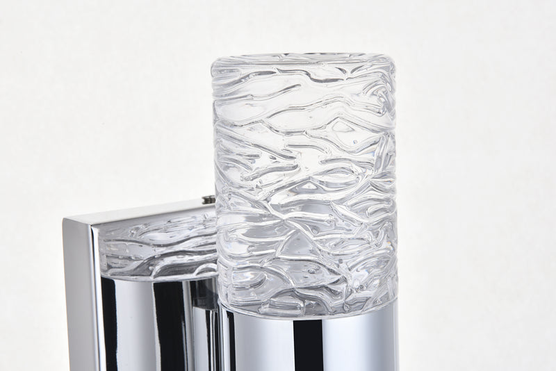 Elegant Lighting 5200W5C LED Wall Sconce, Chrome