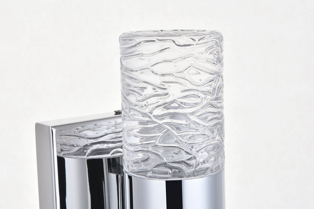 Elegant Lighting 5200W5C LED Wall Sconce, Chrome