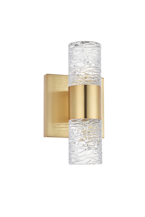 Elegant Lighting 5200W5G LED Wall Sconce, Gold