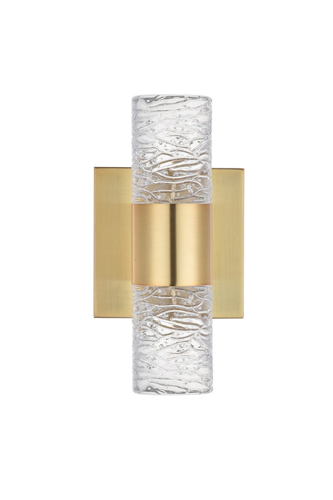 Elegant Lighting 5200W5G LED Wall Sconce, Gold