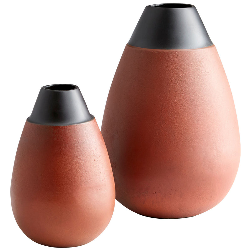 Cyan 10157 Vase, Flamed Copper