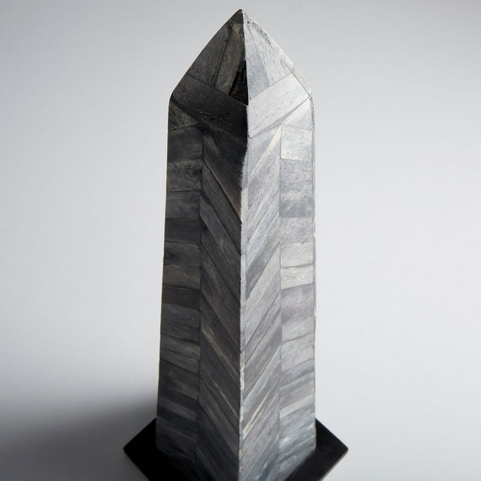 Cyan 10190 Sculpture, Grey And Black