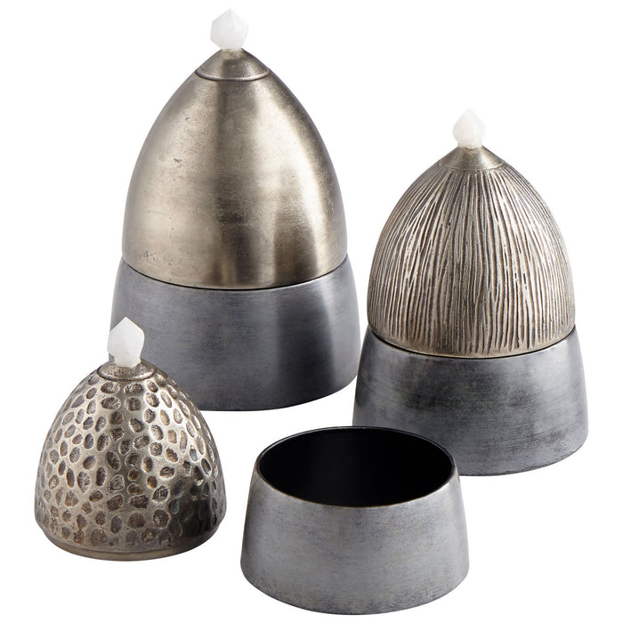Cyan 10208 Container, Antique Nickel