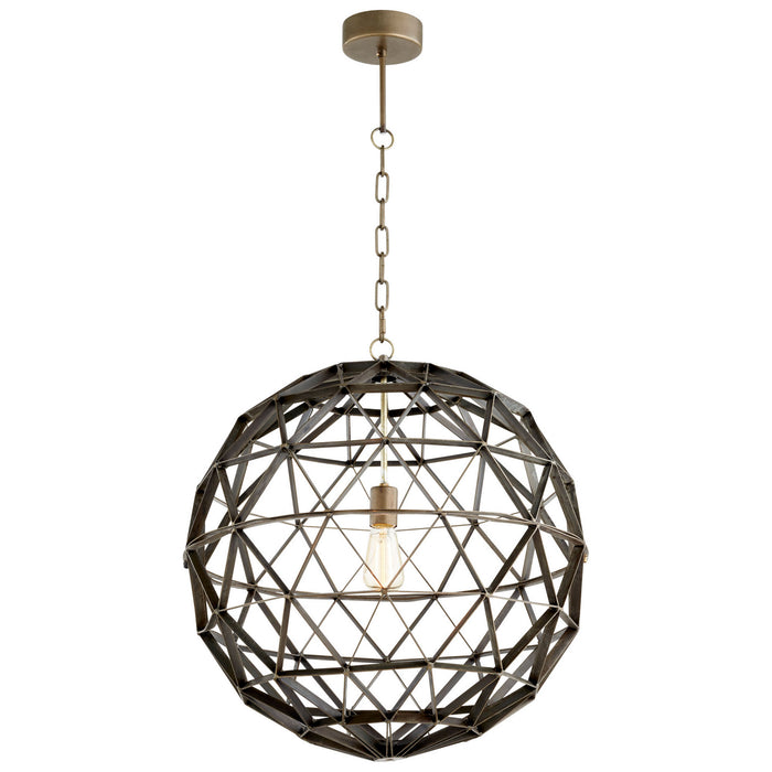Cyan 10271 One Light Pendant, Noir