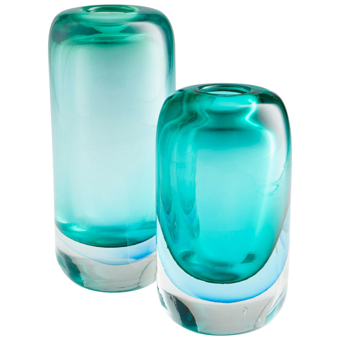 Cyan 10303 Vase, Blue