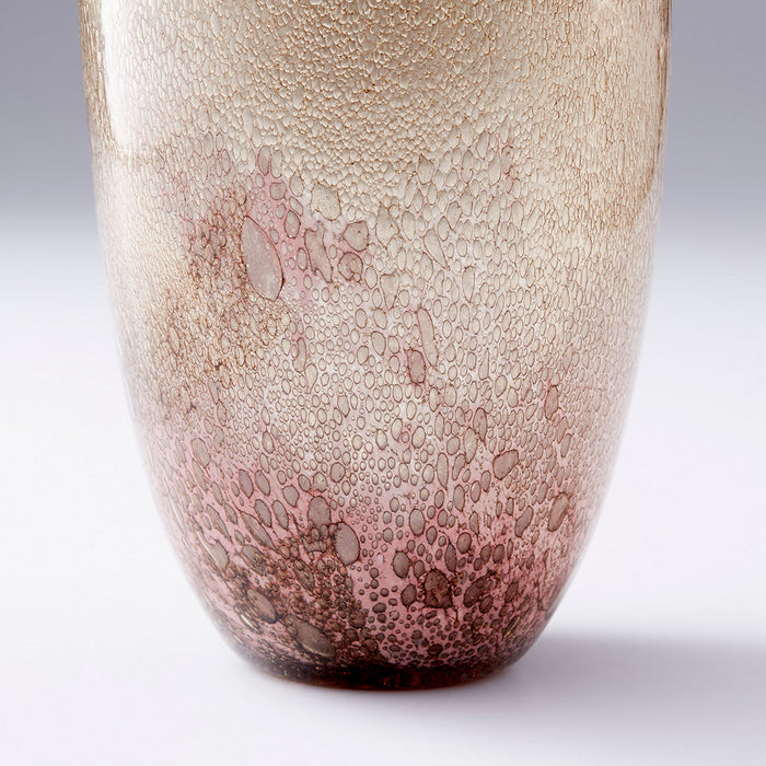Cyan 10319 Vase, Purple And Gold Dust