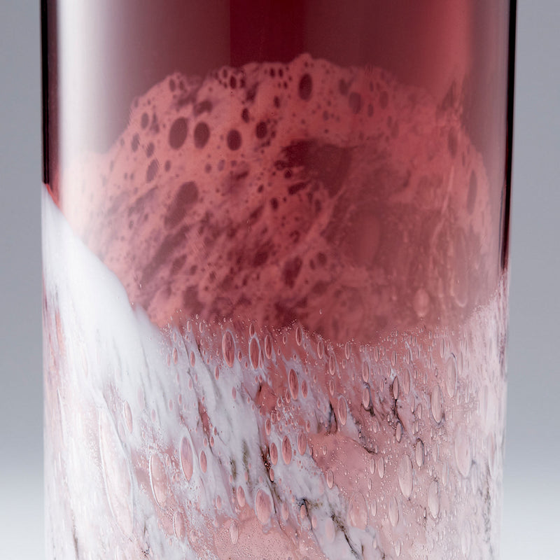 Cyan 10322 Vase, Purple And White