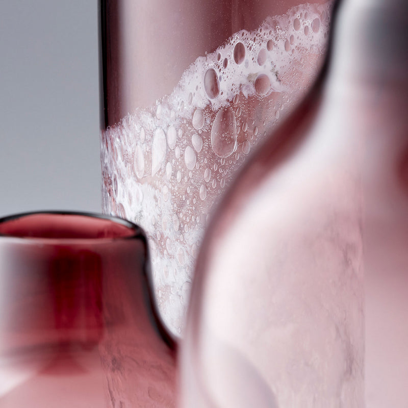 Cyan 10322 Vase, Purple And White