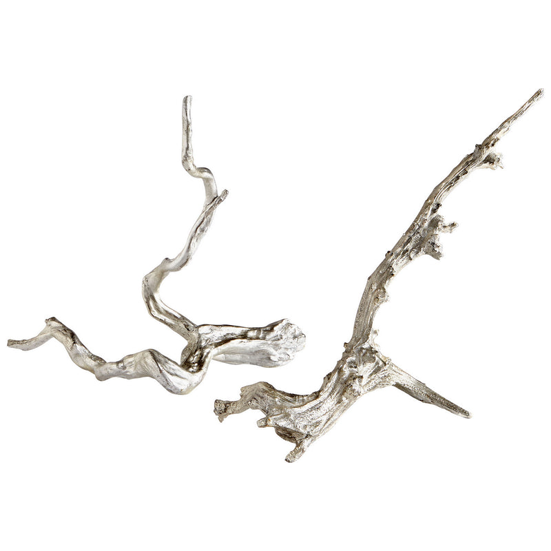Cyan 10326 Sculpture, Silver Leaf