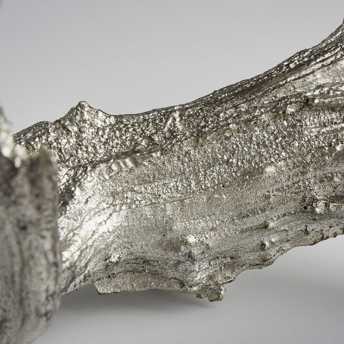 Cyan 10327 Sculpture, Silver Leaf