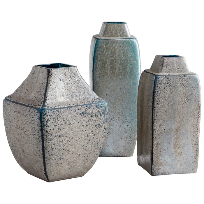 Cyan 10328 Vase, Stone Glaze
