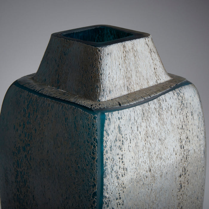 Cyan 10330 Vase, Stone Glaze