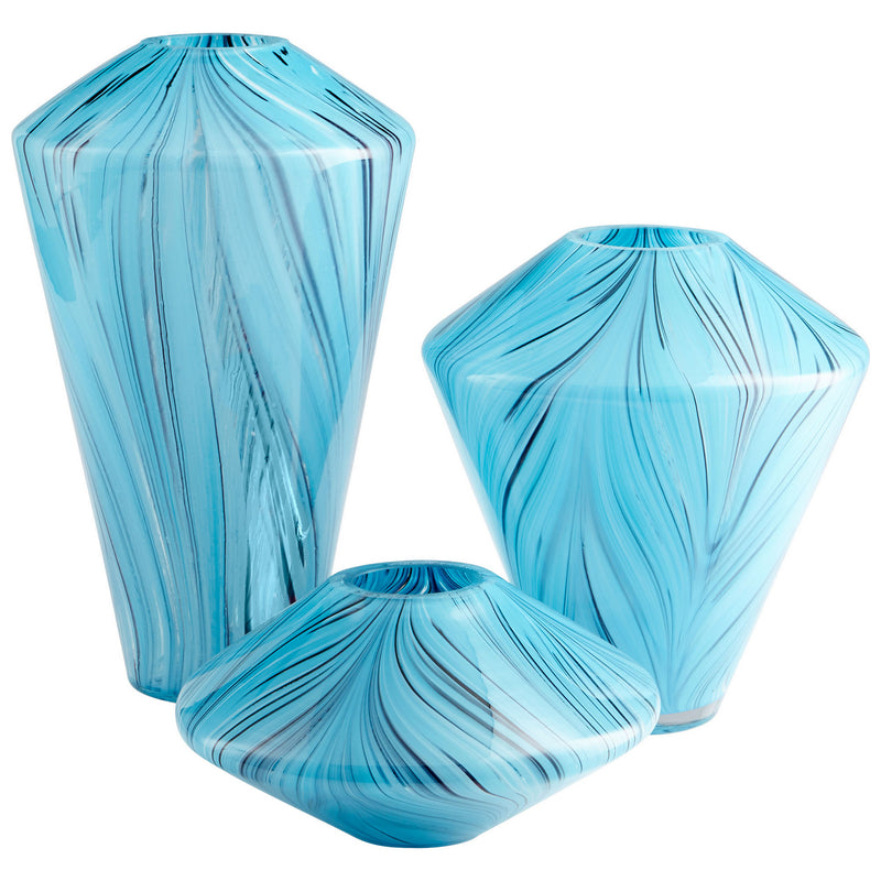 Cyan 10332 Vase, Blue