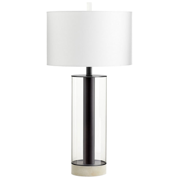 Cyan 10352 One Light Table Lamp, Gunmetal