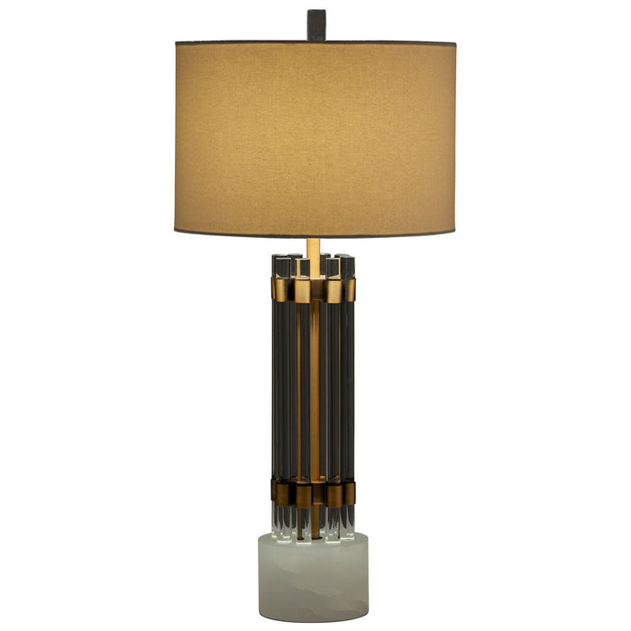 Cyan 10354 One Light Table Lamp, Brass