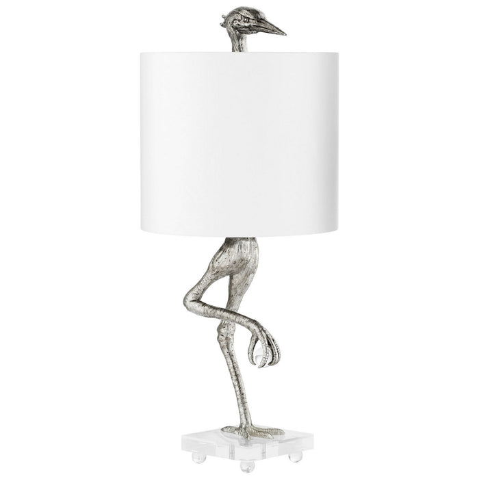 Cyan 10362 One Light Table Lamp, Silver Leaf