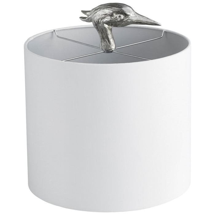 Cyan 10362 One Light Table Lamp, Silver Leaf
