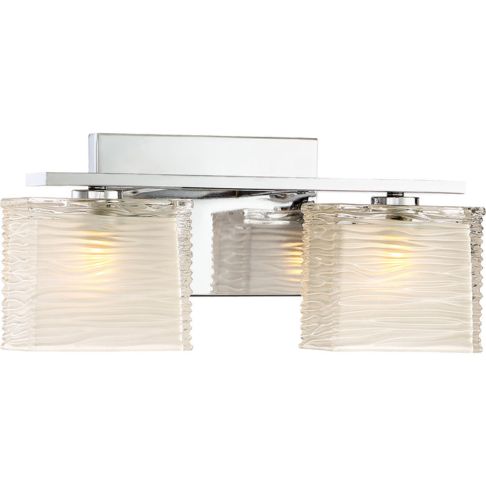 Quoizel WCP8602C Two Light Bath Fixture, Polished Chrome
