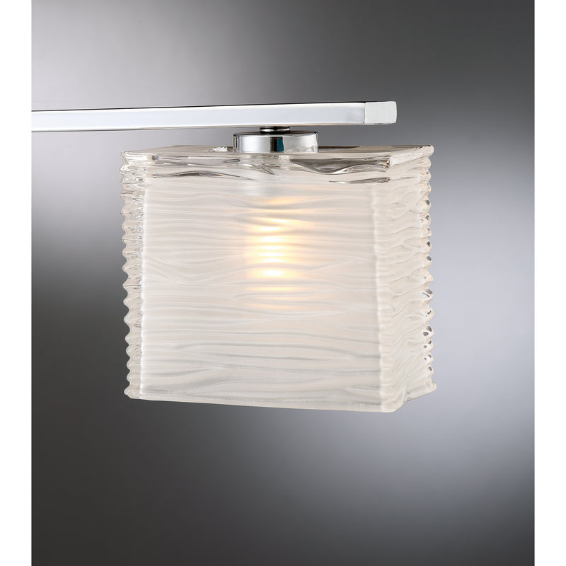 Quoizel WCP8603C Three Light Bath Fixture, Polished Chrome