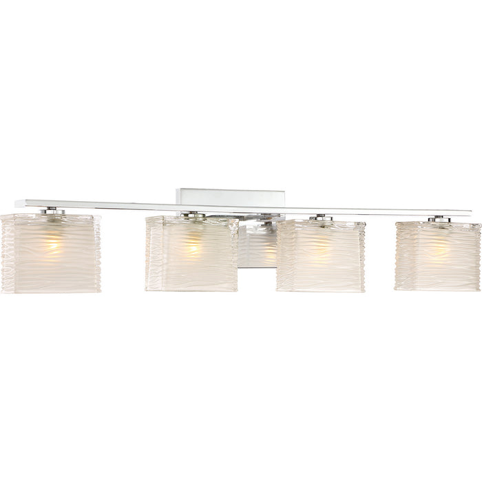 Quoizel WCP8604C Four Light Bath Fixture, Polished Chrome