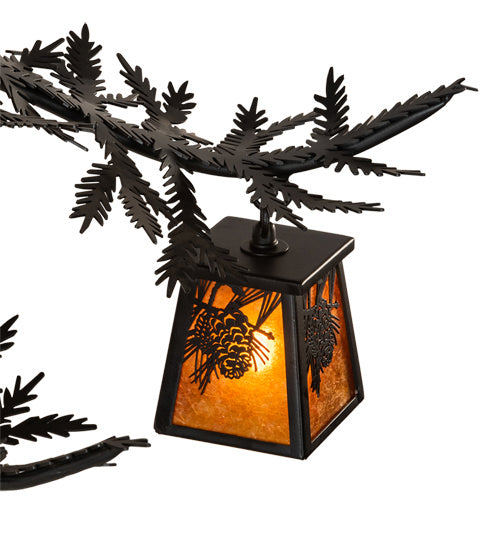 Meyda Tiffany 214270 Eight Light Chandelier, Flat Black