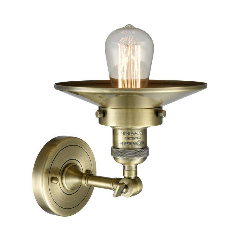 Innovations 203-AB-M4-LED LED Wall Sconce, Antique Brass