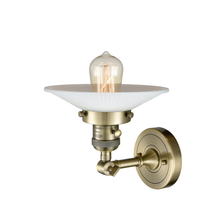 Innovations 203SW-AB-G1 One Light Wall Sconce, Antique Brass