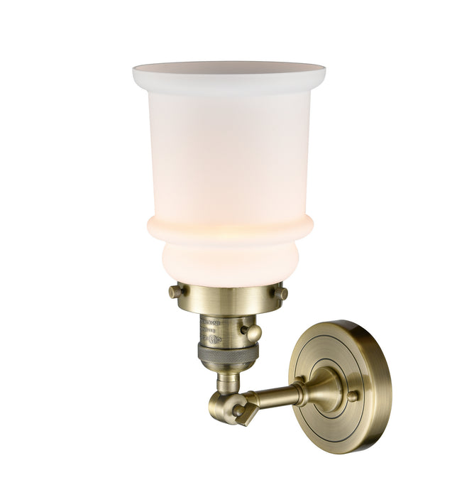 Innovations 203SW-AB-G181 One Light Wall Sconce, Antique Brass