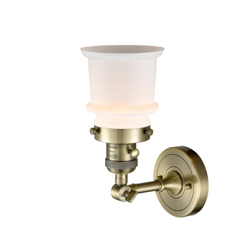 Innovations 203SW-AB-G181S One Light Wall Sconce, Antique Brass