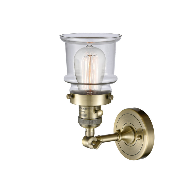 Innovations 203SW-AB-G182S One Light Wall Sconce, Antique Brass