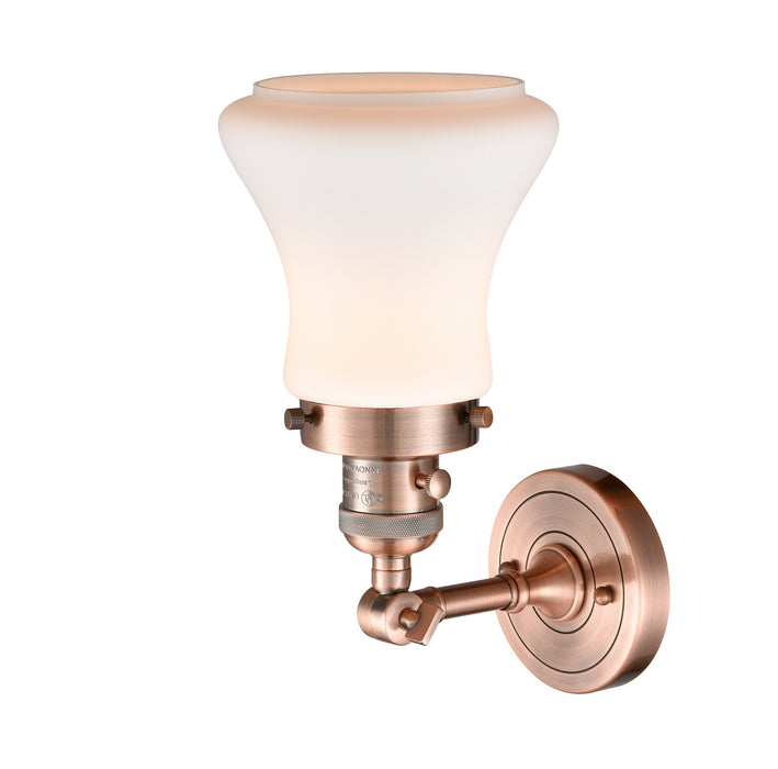 Innovations 203SW-AC-G191 One Light Wall Sconce, Antique Copper