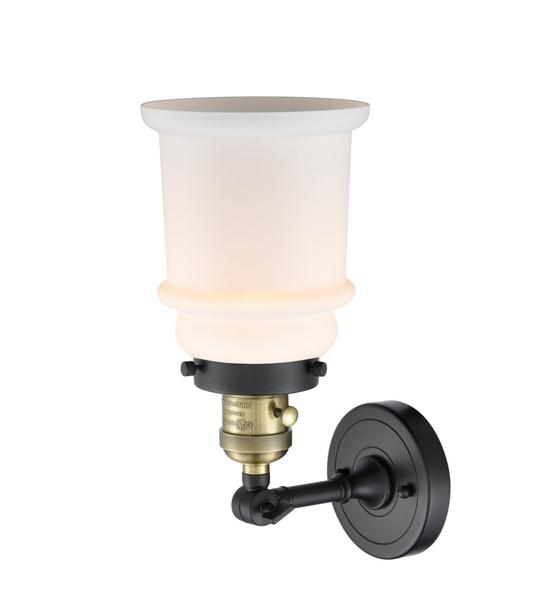 Innovations 203SW-BAB-G181 One Light Wall Sconce, Black Antique Brass