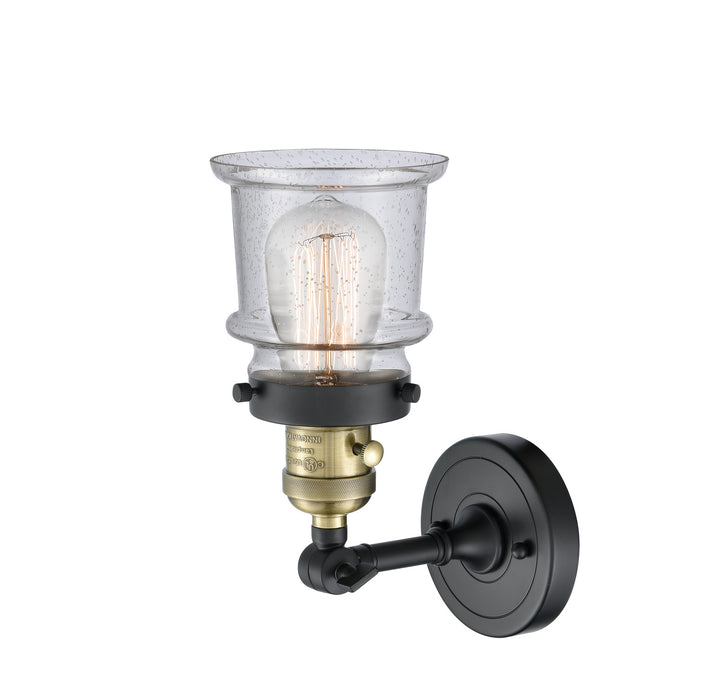 Innovations 203SW-BAB-G184S One Light Wall Sconce, Black Antique Brass