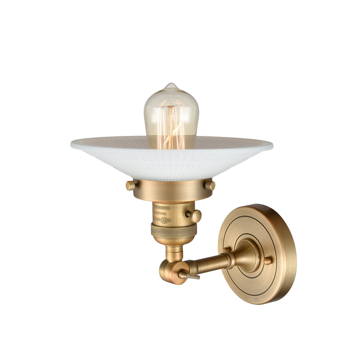 Innovations 203SW-BB-G1 One Light Wall Sconce, Brushed Brass