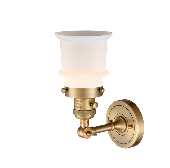 Innovations 203SW-BB-G181S One Light Wall Sconce, Brushed Brass