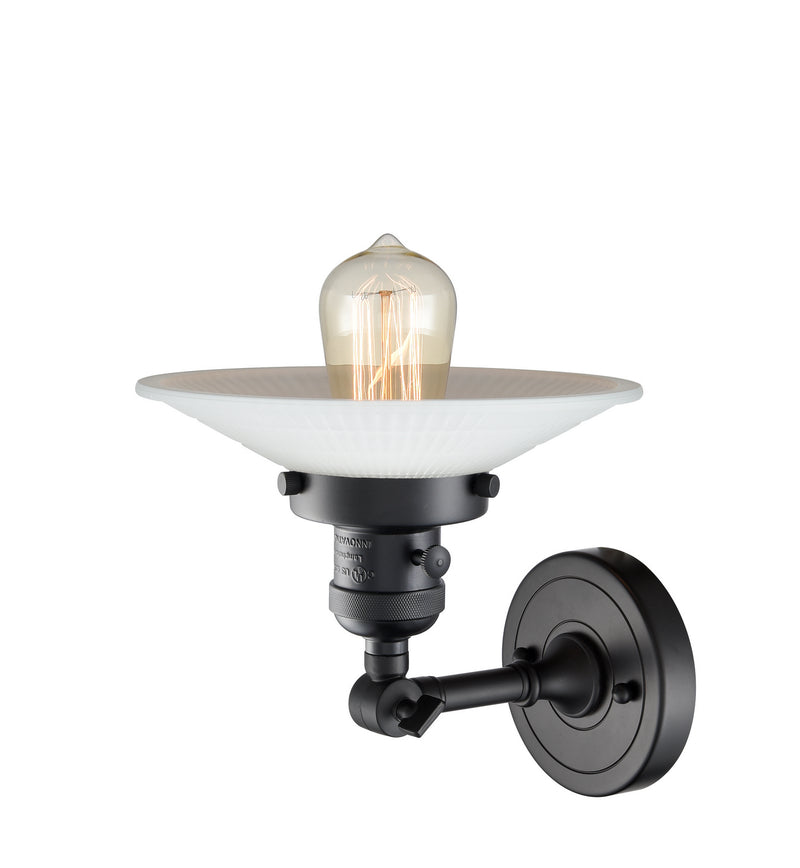 Innovations 203SW-BK-G1 One Light Wall Sconce, Matte Black