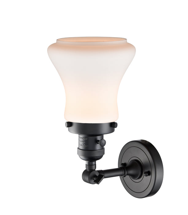 Innovations 203SW-BK-G191 One Light Wall Sconce, Matte Black