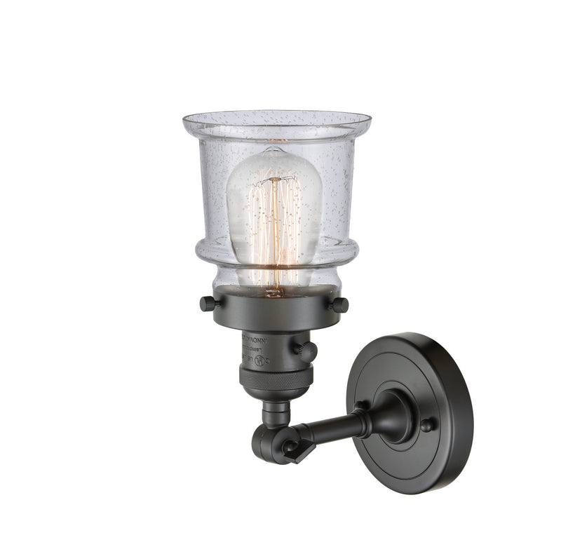 Innovations 203SW-OB-G184S One Light Wall Sconce, Oil Rubbed Bronze