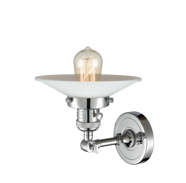 Innovations 203SW-PC-G1 One Light Wall Sconce, Polished Chrome