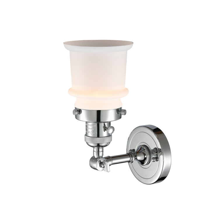 Innovations 203SW-PC-G181S One Light Wall Sconce, Polished Chrome
