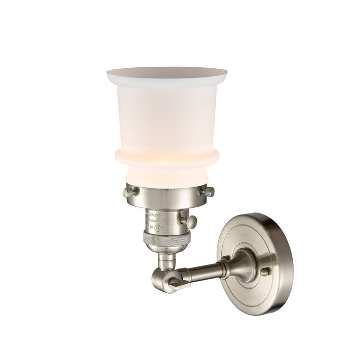 Innovations 203SW-SN-G181S One Light Wall Sconce, Brushed Satin Nickel