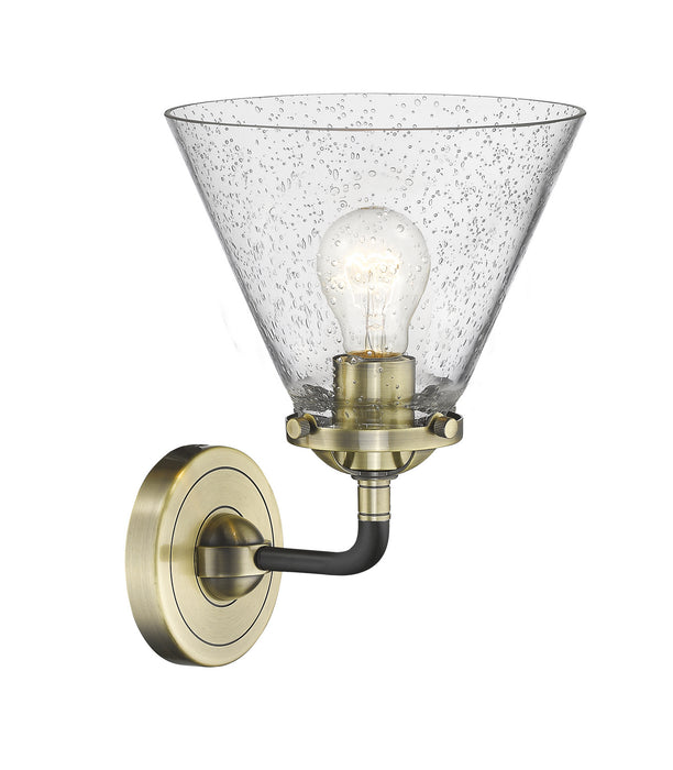 Innovations 284-1W-BAB-G44 One Light Wall Sconce, Black Antique Brass