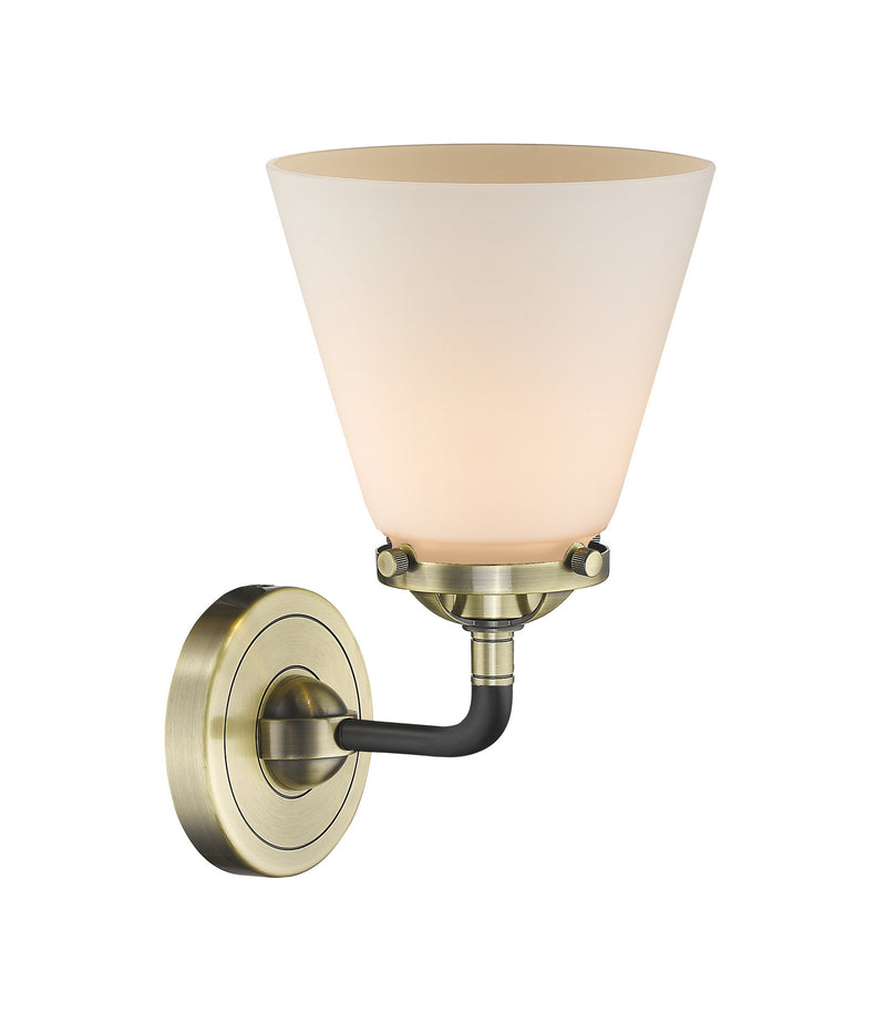Innovations 284-1W-BAB-G61 One Light Wall Sconce, Black Antique Brass