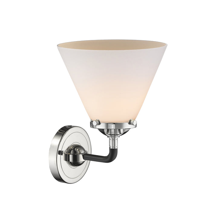 Innovations 284-1W-BPN-G41 One Light Wall Sconce, Black Polished Nickel