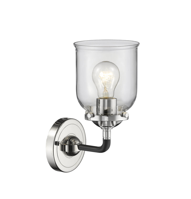 Innovations 284-1W-BPN-G52 One Light Wall Sconce, Black Polished Nickel