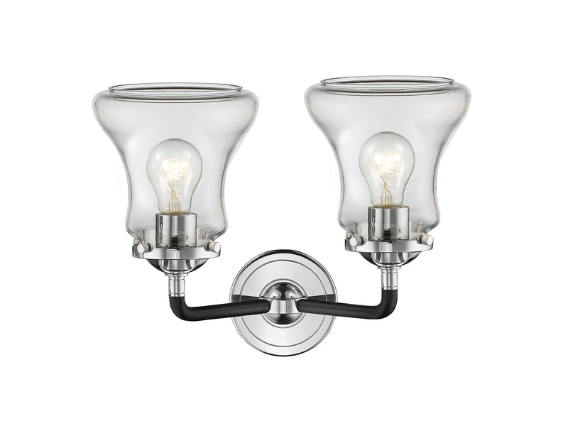Innovations 284-2W-BPN-G192 Two Light Bath Vanity, Black Polished Nickel