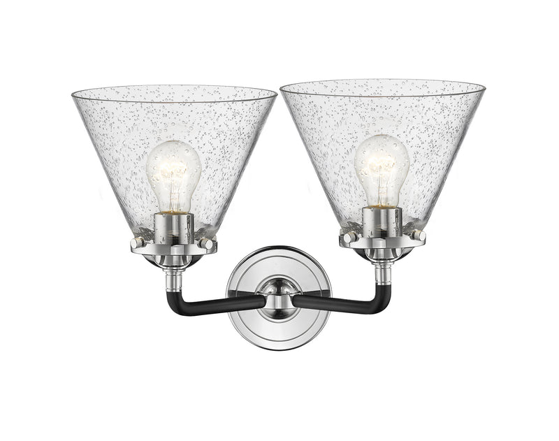 Innovations 284-2W-BPN-G44 Two Light Bath Vanity, Black Polished Nickel